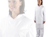 White Disposable Aprons On A Roll