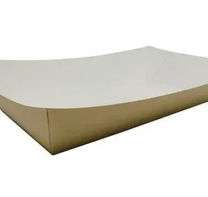Open Cardboard Meal Trays